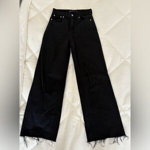 Women's Black Gap Wide Leg Jeans